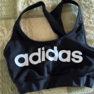 Adidas Women's Black and White Sports Bra